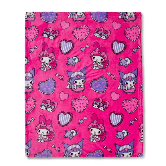 Manta Hello Kitty Pillow Fight Silk-Touch Sherpa