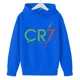 thumbnail image 3 of Sudadera con capucha de moda CALIENTE 2024 para niños, fanático del fútbol, CR7, camiseta de entrenamiento de fútbol de primavera y otoño para niños, jersey casual cepillado, 3 of 5