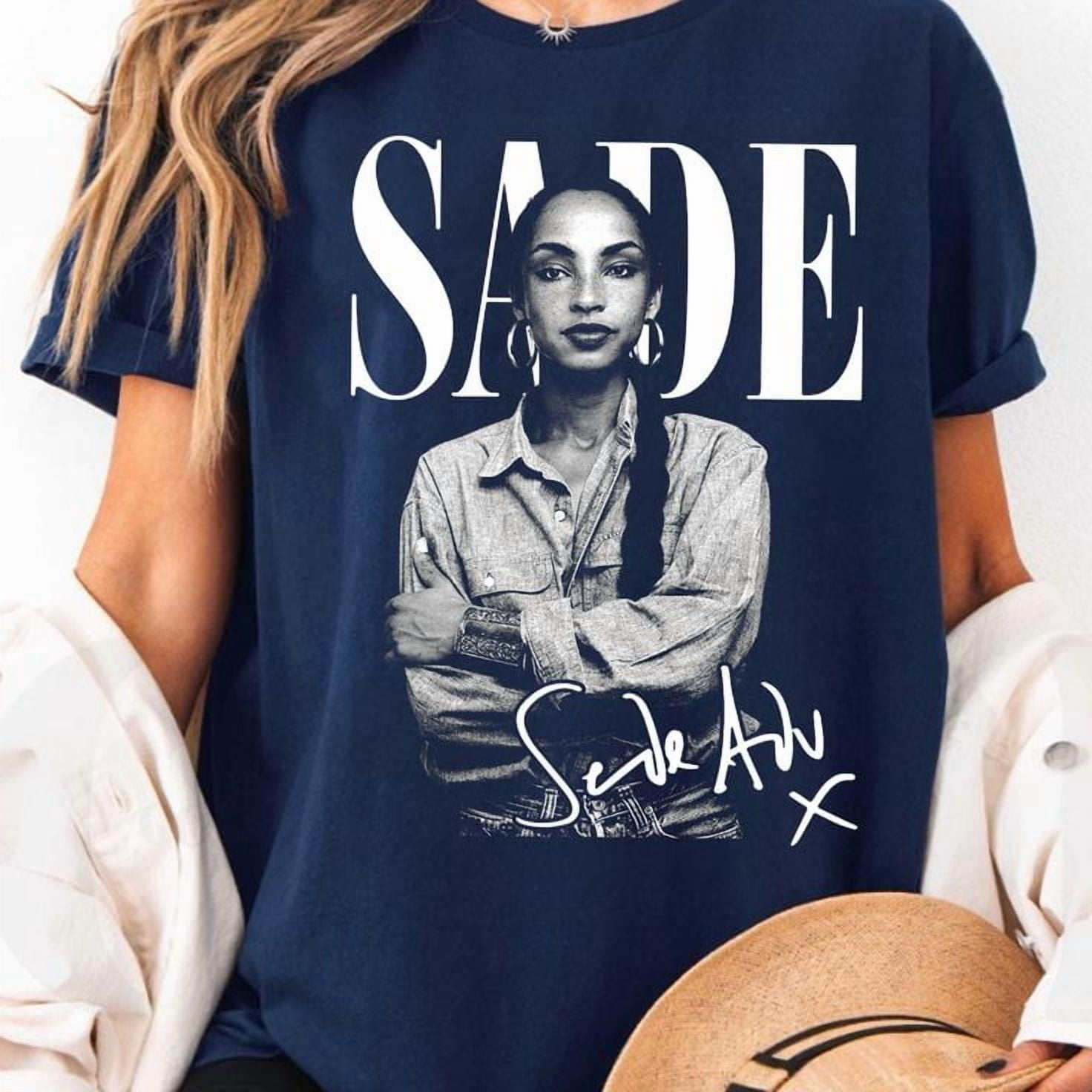 Sade ワールドツアーTシャツ　Mサイズ Sade Adu Shirt, Sade Adu World Tour Tshirt,Music Tour Rap Hip Hop