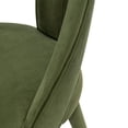 thumbnail image 3 of Manhattan Comfort Chaise de Salle à Manger Moderne en Velours Vert Olive - Ensemble de 2, 3 of 3