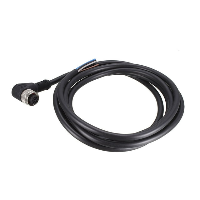 Conector Enchufe de Aviación Unique Bargains Cable Eléctrico 2M 5 Pines Hembra Ángulo Recto