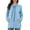 Blue, variant on Vedolay Womens Long Sleeve Tops Womens Hoodies Half Zip Long Sleeve Oversizd Crop Pullover Sweatshirts with Pockets,Green S