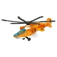 thumbnail image 2 of Matchbox Collectible Die-Cast Metal Sky Busters Air Grabber - HVM53 ~ Orange, Black White and Black Helicopter ~ Includes Playmat, 2 of 6