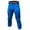 Blue, variant on Uccdo Men's Compression 3/4 Capri Pants Baselayer Cool Dry Sports Running Yoga Tights