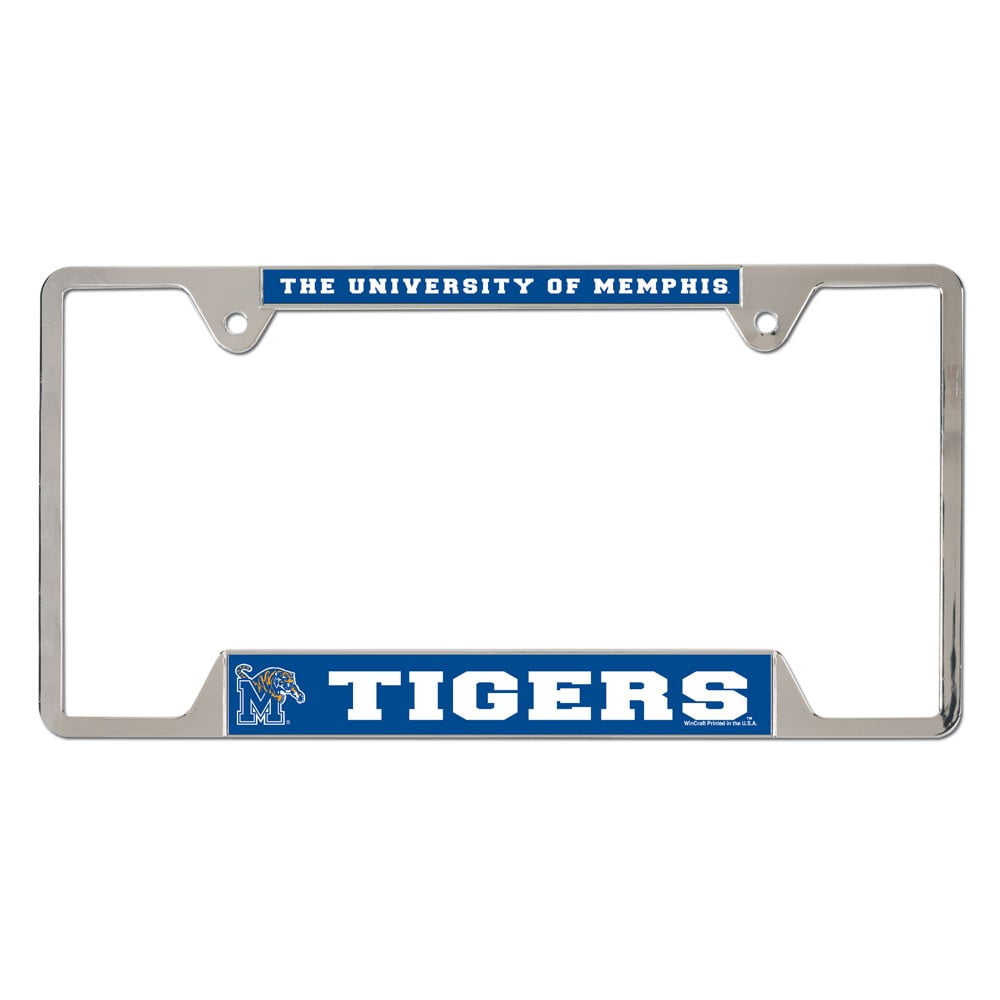 WinCraft - Memphis Tigers Official NCAA License Plate Frame Metal by ...
