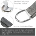 thumbnail image 2 of Shade&Beyond Sun Shade Sail 16'X16'X16' Outdoor Sun Shade Canopy, UV-Blocking Cover for Patio, Garden & Backyard,dark gray, 2 of 6