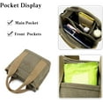 thumbnail image 5 of JUYGO Canvas Tote Bag for Women Small Handbag Satchel Bag Shoulder Bag Top Handle Bag Messenger Bag Casual Crossbody Bag, 5 of 7