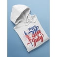thumbnail image 3 of 4Th July Flag Fireworks Hoodie Men -Image by Shutterstock, Male 5X-Large, 3 of 4