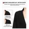 thumbnail image 4 of Glipmire Shoulder Pads for Womens Clothing Prevent Shoulder Slip with Bra Strap Holder 2 Pair White, 4 of 7