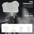 thumbnail image 4 of Neewer TP53 Tripod - Lightweight Metal Stand w/Cold Shoe, for iPhone/Camera, Video Recording, 4 of 9