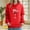 #339-Red, variant on Craaazy Christmas Hoodies for Women Long Sleeve Merry Christmas Sweatshirt Xmas Printed Womens Tops with Pockets Gifts for Women