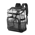 thumbnail image 2 of MIER Clear Backpack Transparent See Through Bookbag Heavy-Duty School Bag, 12L & 24L, 2 of 6