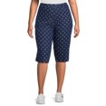 thumbnail image 4 of Just My Size Women's Plus Size Pull On 2 Pocket Stretch Capri, Sizes 0X-4X, 4 of 4