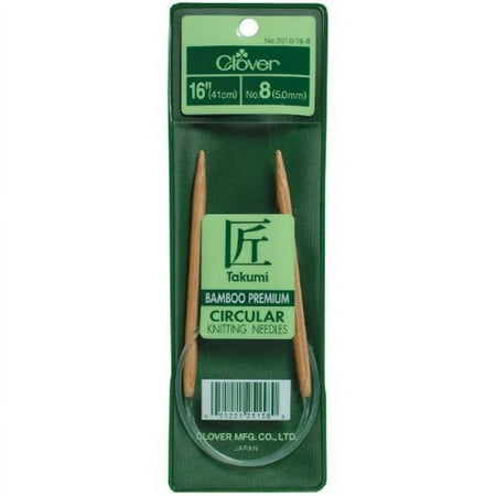 UPC: 0051221251641 | Clover Bamboo Circular Knitting Needle 16 15
