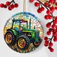 thumbnail image 5 of Farmer Christmas Ornament - Ceramic Holiday Decoration, Tree Ornament, Gift Idea, Themed Keepsake - Christmas Ornament - Holiday Tree Decoration - Ceramic Keepsake - Gift for Women..., 5 of 5