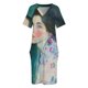 thumbnail image 3 of Gustav Klimt Retrato de una dama Vestido holgado con bolsillos Vestido de fiesta Vestidos estilo coreano Vestido de fiesta noche, 3 of 6