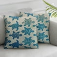 thumbnail image 2 of Decorative Pillow Cover, Lumbar Sea Turtle Pillow Cover Modern Farmhouse Cushion Case Home Decor for Living Room Patio Sofa Couch Chair, 2 of 7