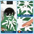 thumbnail image 5 of Hasoo Christmas Snowflake Shaped Indoor Home Decor Carpet 5'x 5' Green Area Rug for Living Room, 5 of 5