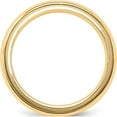thumbnail image 3 of 14K Yellow Gold 5mm Milgrain Comfort Wedding Band (Size 6.5) Made In United States mc050-6.5, 3 of 6