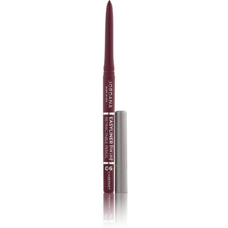 3 Pack - Jordana Easyliner Retractable Lip Pencil, Cabernet 1