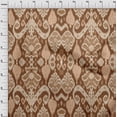 thumbnail image 4 of oneOone Viscose Jersey Brown Fabric Asian Ikat Dress Material Fabric Print Fabric By The Yard 60 Inch Wide, 4 of 4