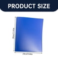 thumbnail image 3 of Clearance! beishanbush Home Decor 6 Piece Heavy Duty Plastic Double Pocket Folder with 3 Pointed Tips Pointed Fasteners Heavy Duty Plastic Double Pocket Folder Randomly Colored One Size Pink, 3 of 9