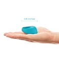 thumbnail image 6 of plusOne Vibrating Ring Soft Touch Silicone Massager, 5 Vibration Settings, Teal Color, Waterproof, 6 of 15