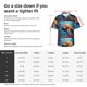 thumbnail image 5 of Fotbe Colorful Underwater Sea Turtle Camisa Hawaiana para Hombre Unisex – Camisa Casual de Verano con Botones de Manga Corta de Algodón y Lino,Large, 5 of 7