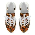 thumbnail image 5 of ORANGE MONARCH BUTTERFLY PATTERNED Walking Shoes for Men Woman Lightweight Tennis Fashion Elastic Sports Shoes Cushion Basketball Shoes, 5 of 7