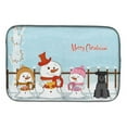 thumbnail image 2 of Merry Christmas Carolers Miniature Schanuzer Salt and Pepper Dish Drying Mat, 2 of 4