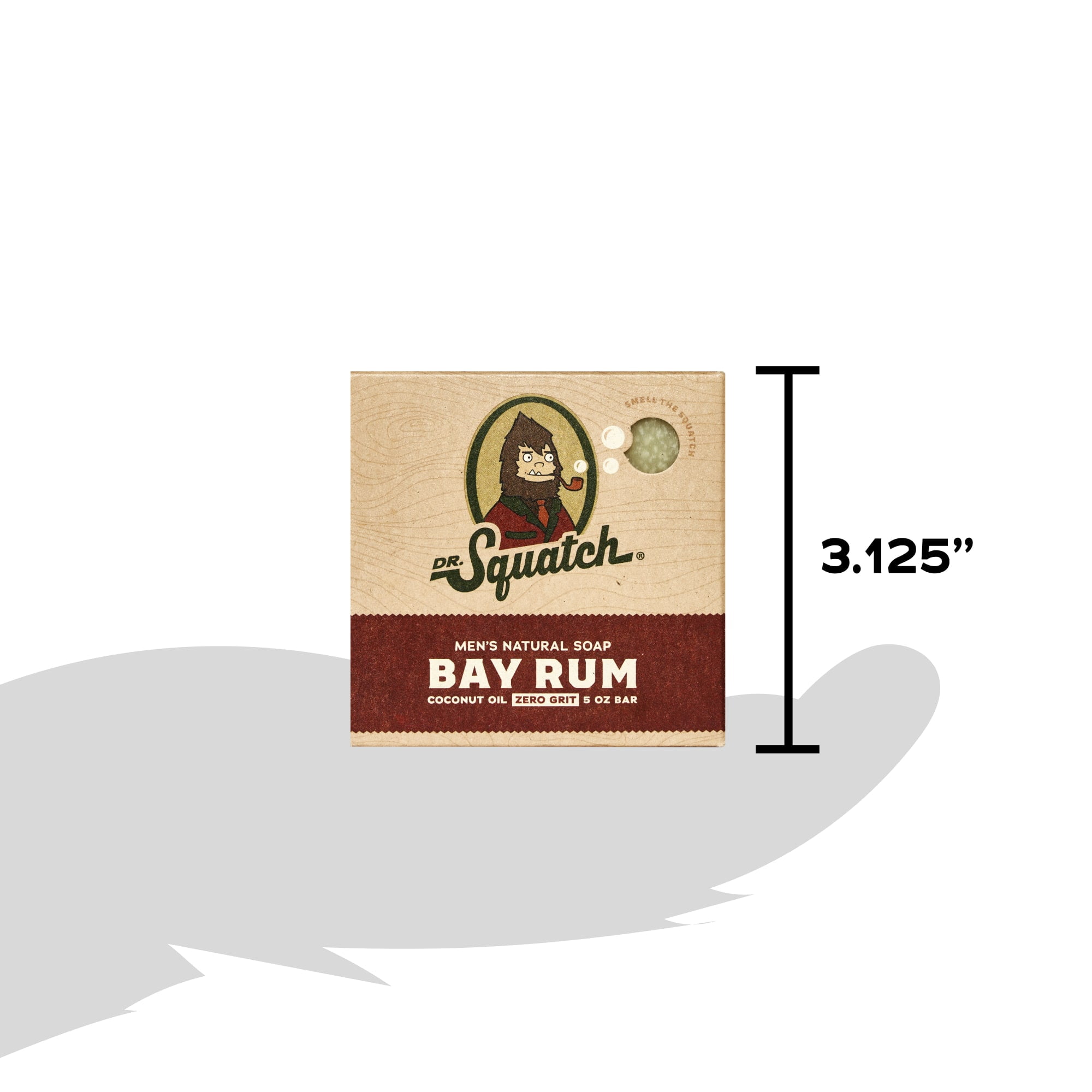 (3 pack) Dr. Squatch Men's Soap, Natural Bar Soap for Men, Bay Rum, 5 oz
