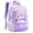 Purple, variant on School Backpack for Girls,Fashion Large Capacity Bookbag for Kids Teens,Waterproof Girls School Bag,Pink