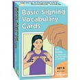 thumbnail image 1 of Basic Signing Vocabulary Cards, Set B, 1 of 2