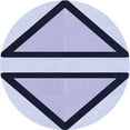 thumbnail image 1 of Ahgly Company Machine Washable Indoor Round Transitional Very Peri Purple Area Rugs, 8' Round, 1 of 7