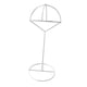 thumbnail image 2 of Exhibidor de gorras, elegante estante de hierro, decoración estable y ligera. Blanco y L, 2 of 9
