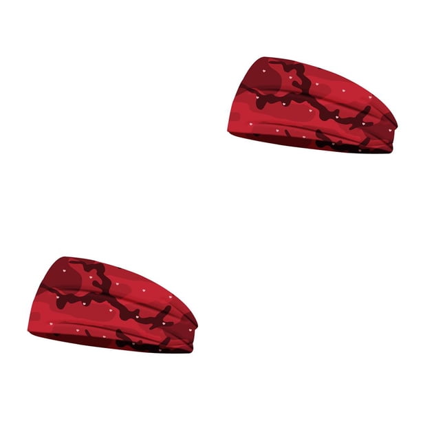 Minnieouse Diadema Camuflaje Deportes Banda para la cabeza Flexible Transpirable para hacer deporte Type3 NO3