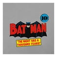 thumbnail image 3 of Playera de Batman para Hombre Oversize Gris Talla CH, 3 of 6
