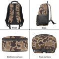 thumbnail image 6 of Yspwyqan Brown Duck Camo School Backpack for Kids Teens, 17 Inch Lightweight Large Capacity with Front Pockets, Double Zipper Fits 15.6 Laptop for Elementary Middle High School, 6 of 7