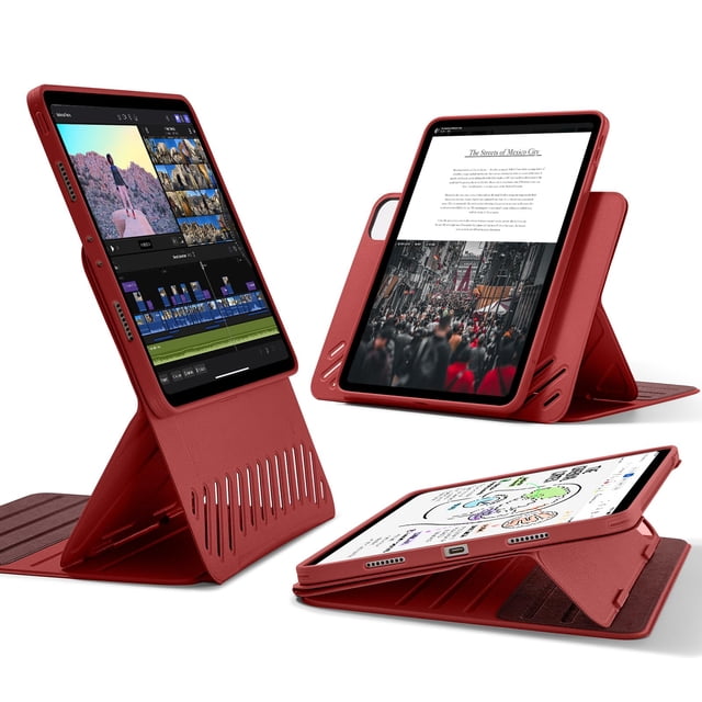 Funda ESR Shift Magnetic para iPad Pro 12.9 (6.ª y 5.ª gen.), color rojo