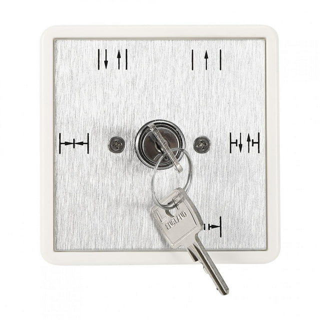 Automatic Sliding Door Key Switch, Easy To Install Automatic Five Position Key Switch, Sliding Doors For Automatic Doors Door Access Control
