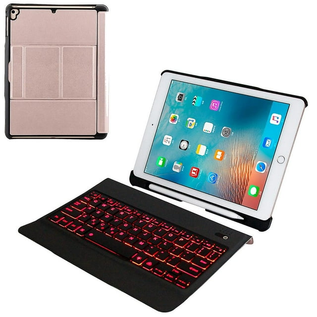 Compatible T-201D Bluetooth Keyboard + Lambskin Texture Leather Case High quality Gift