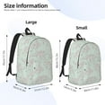 thumbnail image 4 of Daiia Retro Snake Vintage Canvas Backpack for Men and Women ,Hiking Backpack,Travel Laptop Bag for School,Large Capacity Backpack, 4 of 8