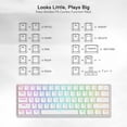 thumbnail image 2 of Teclado mecánico Redragon K530 Pro Draconic 60% RGB, 2 of 9