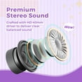 thumbnail image 2 of Kids Headphones,Wired Headphones for Kids with Safe Volume Limiter,Foldable Adjustable Wired Headphones for Kids,Kids Headphones for School Tablet Airplane,Over-Ear Headphones, 2 of 6