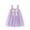 Purple, variant on Coerni Baby Girls Summer Tulle Halter Dresses Mesh Bowknot Ruffle Straps Toddler Cute Dress Birthday Wedding