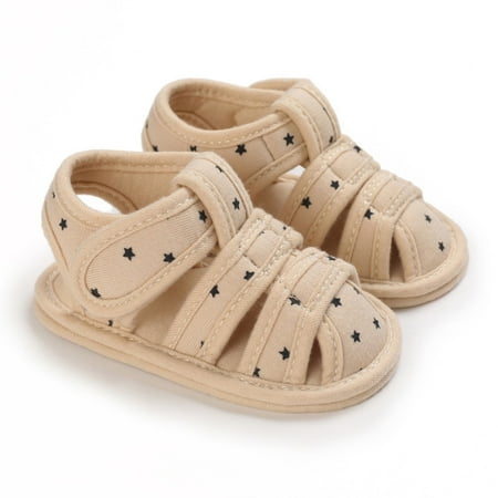 

TOWED22 Kids Sandals Spring And Summer Children Baby Toddler Shoes Boys And Girls Sandals Flat Bottom Round Sandals For Girls A