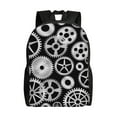 thumbnail image 1 of Fotbe Metallic Gears Travel Laptop Backpack, Business Slim Sturdy Laptops Backpack, Water Resistant College School Computer Bag Gift Fits 15.6 Inch Notebook, 1 of 8