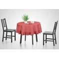 thumbnail image 3 of Vargottam Cotton Table Linens Ruffle Tablecloth, Round Table Cover Protector Solid Tablecloth, Farmhouse Tabletop Washable, Salmon-69 Inches Diameter, 3 of 9