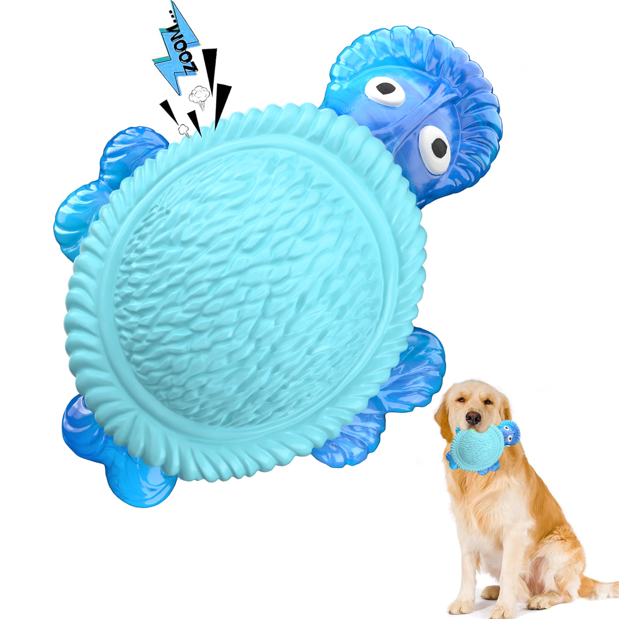 Pet Deluxe Tough Dog Chew Toys for Aggressive Chewers, Squeaky Indestructible Dog Toy for Large Dogs to Keep Them Busy for Small, Medium, Large Breed, Milk Flavor