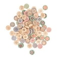 thumbnail image 2 of Botones De Madera, Botones De Flores De Madera, Material De Madera Para Manualidades DIY, 2 of 7
